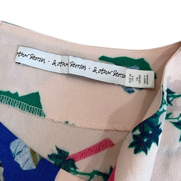 & Other Stories Abstract Art Blouse - Picture 4 of 6